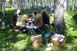 Лабораторный шатёр решили не ставить.